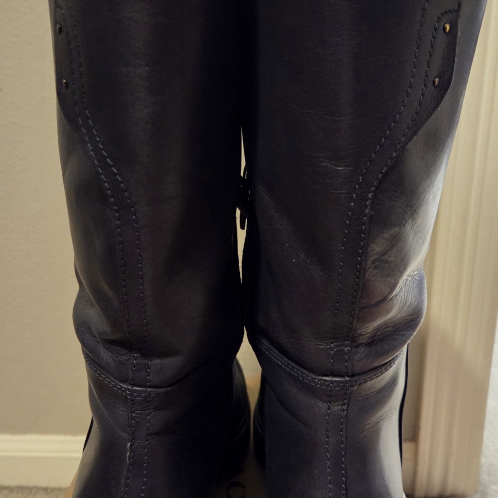 Franco Sarto Kelsi Boots Navy Size 9. - Picture 8 of 14